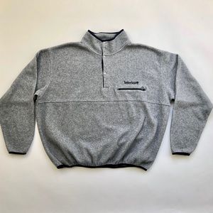 Timberland Pullover 1990s Fleece jkt Sz. XL Gray